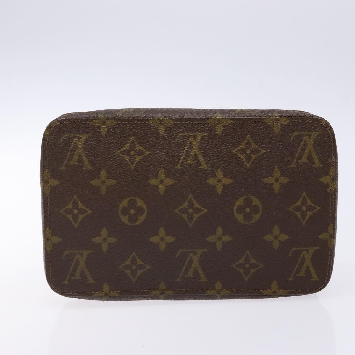 Louis Vuitton Vintage Jewelry Box Monogram Canvas, BROWN, CANVAS, Clutche & pouche