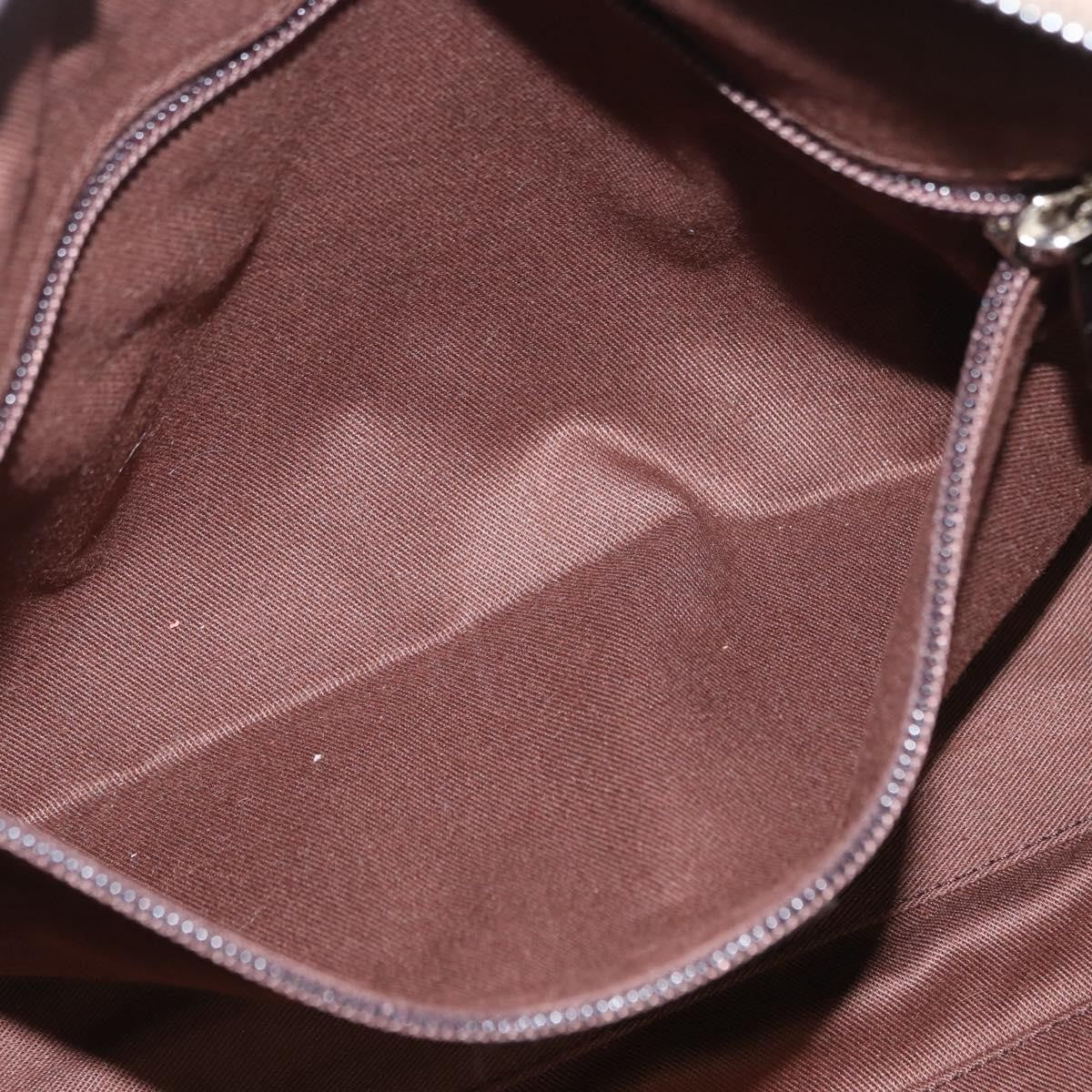 Salvatore Ferragamo Gancini Buckle Shoulder Bag Leather, GOLD, LEATHER, Handbag