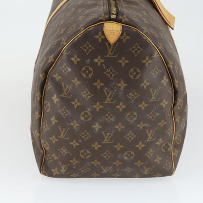 Louis Vuitton Keepall Bag Monogram Canvas, BROWN, CANVAS, Travel bag