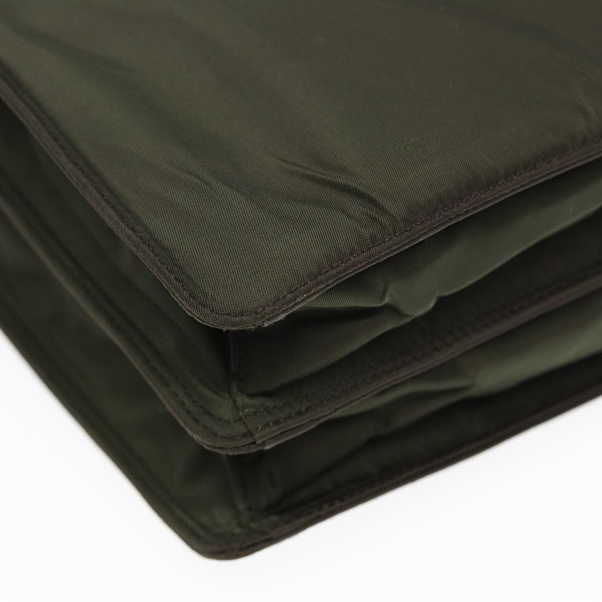 Prada Vintage Briefcase Tessuto, KHAKI, NYLON, Briefcase