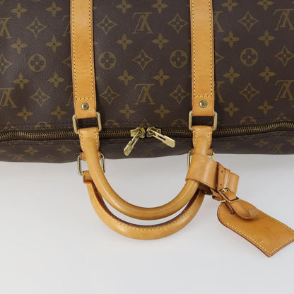 Louis Vuitton Keepall Bag Monogram Canvas, BROWN, CANVAS, Travel bag
