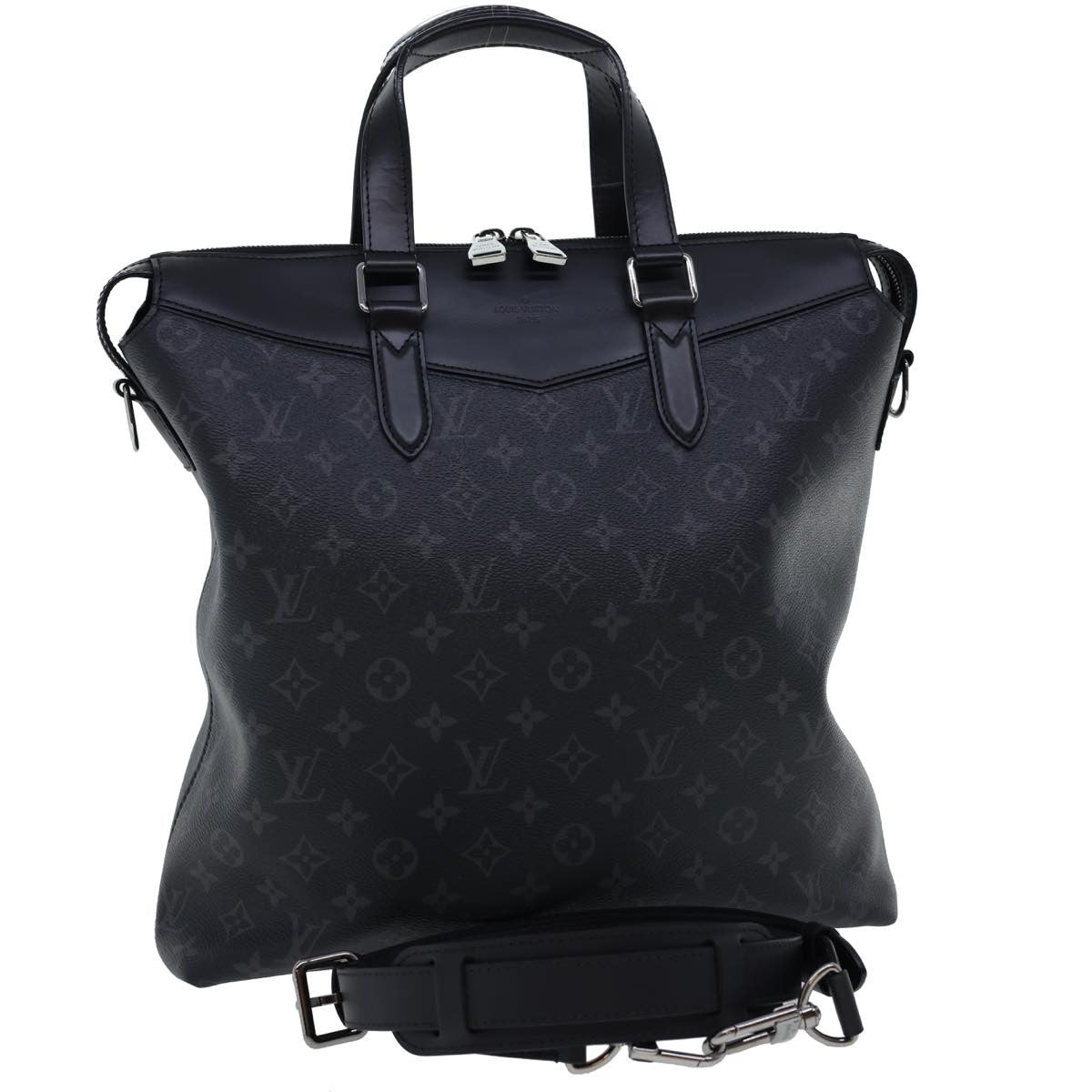 Louis Vuitton Explorer Tote Monogram Eclipse Canvas, BLACK, CANVAS, Tote bag