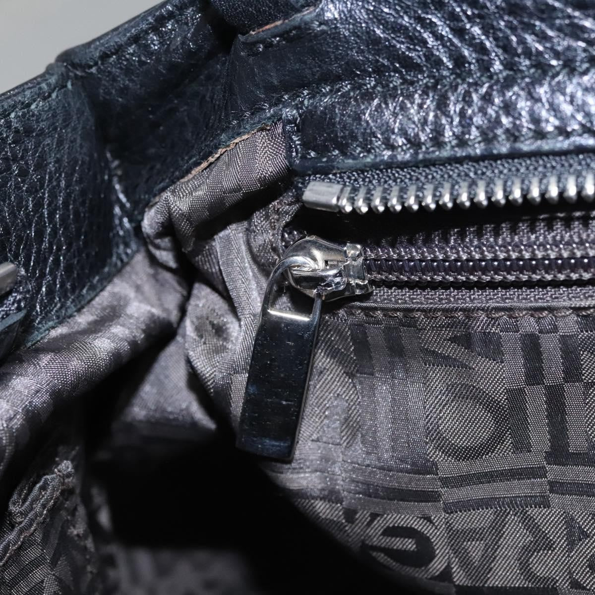 Salvatore Ferragamo Sofia Satchel Leather, BLACK, LEATHER, Handbag