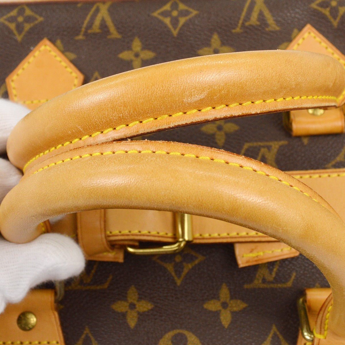 Louis Vuitton Cruiser Handbag Monogram Canvas, BROWN, CANVAS, Travel bag