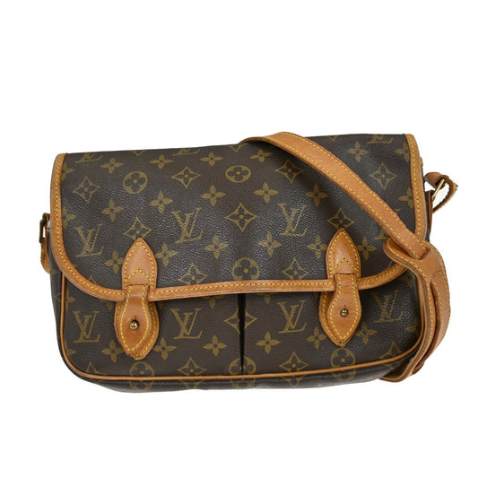 Louis Vuitton Sac Gibeciere Messenger Bag Monogram Canvas, BROWN, CANVAS, Shoulder bag