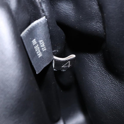 Bally Vintage Handbag Quilted Leather, GRAY, LEATHER, Handbag