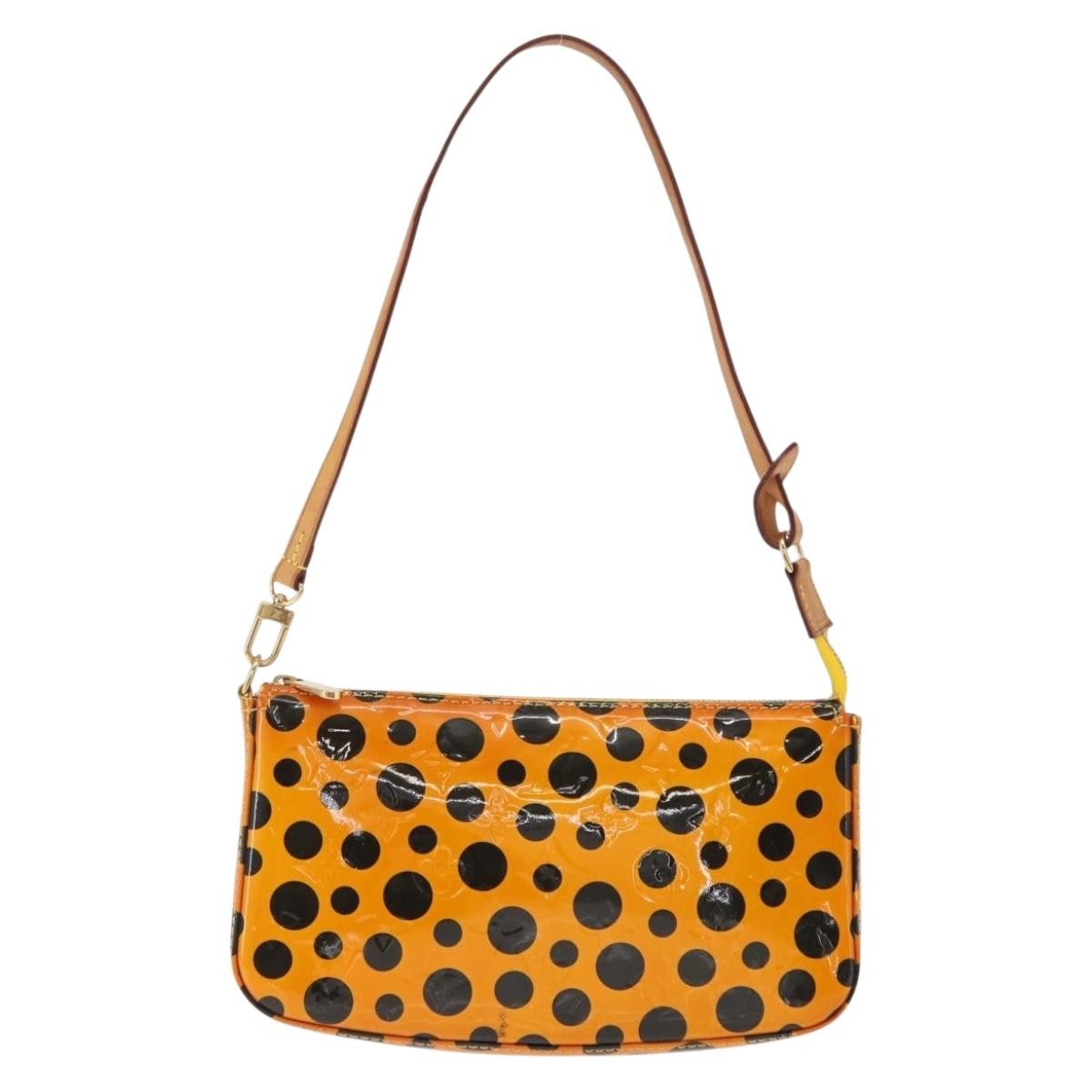 Louis Vuitton Pochette Accessoires NM Kusama Infinity Dots Monogram Vernis, YELLOW, PATENT_LEATHER, Clutche & pouche