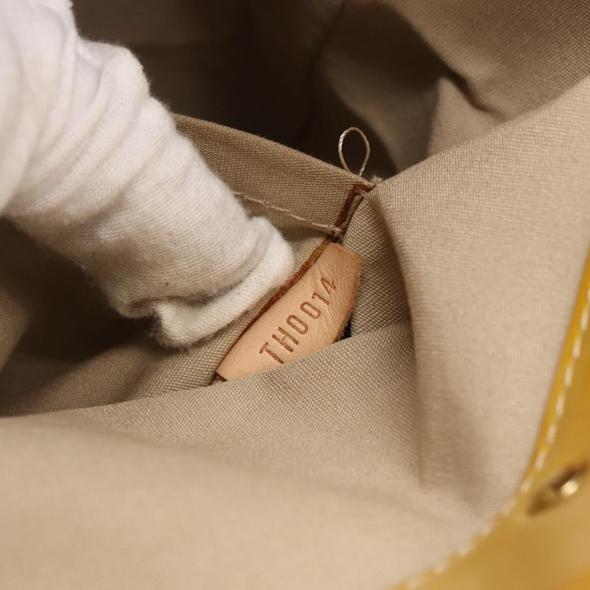 Louis Vuitton Reade Handbag Monogram Vernis, BEIGE, PATENT_LEATHER, Tote bag