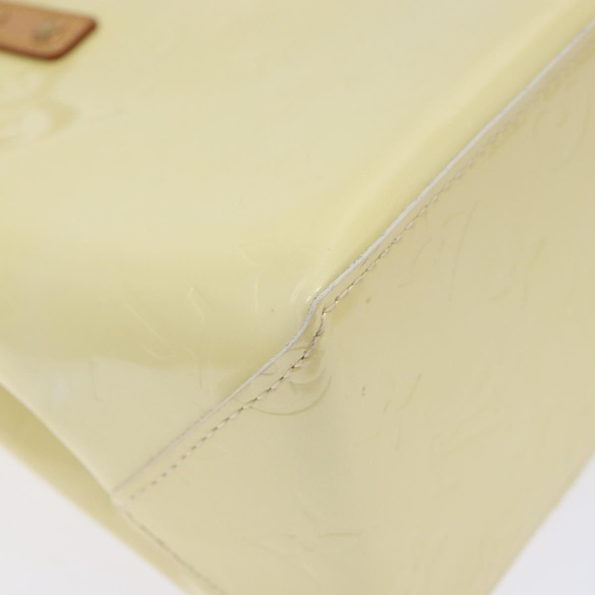 Louis Vuitton Reade Handbag Monogram Vernis, BEIGE, PATENT_LEATHER, Handbag