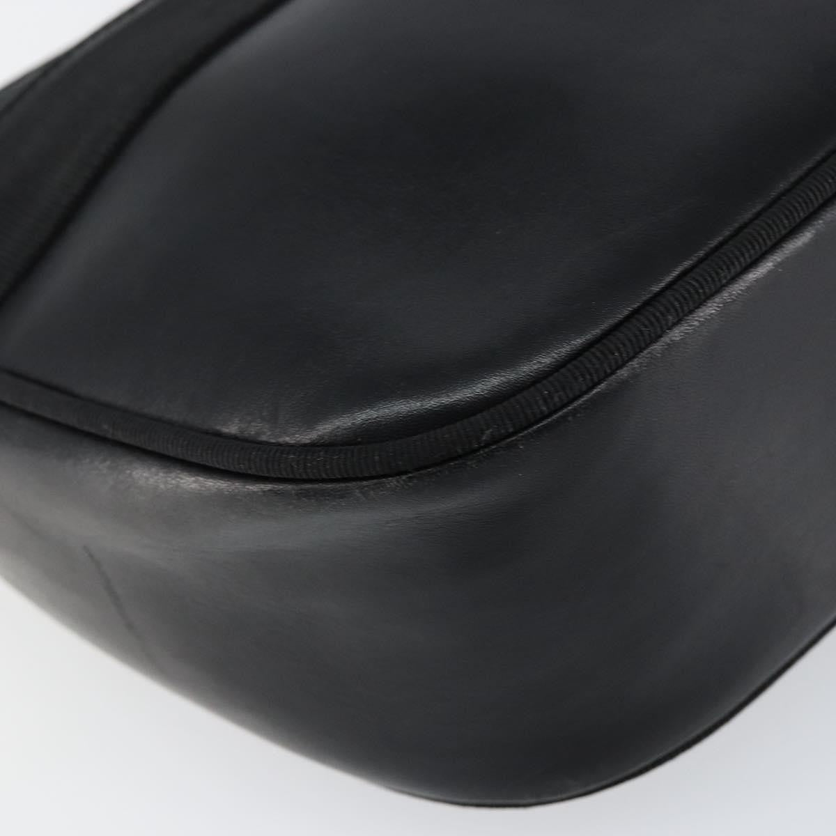 Salvatore Ferragamo Vala Shoulder Bag Leather, BLACK, LEATHER, Shoulder bag