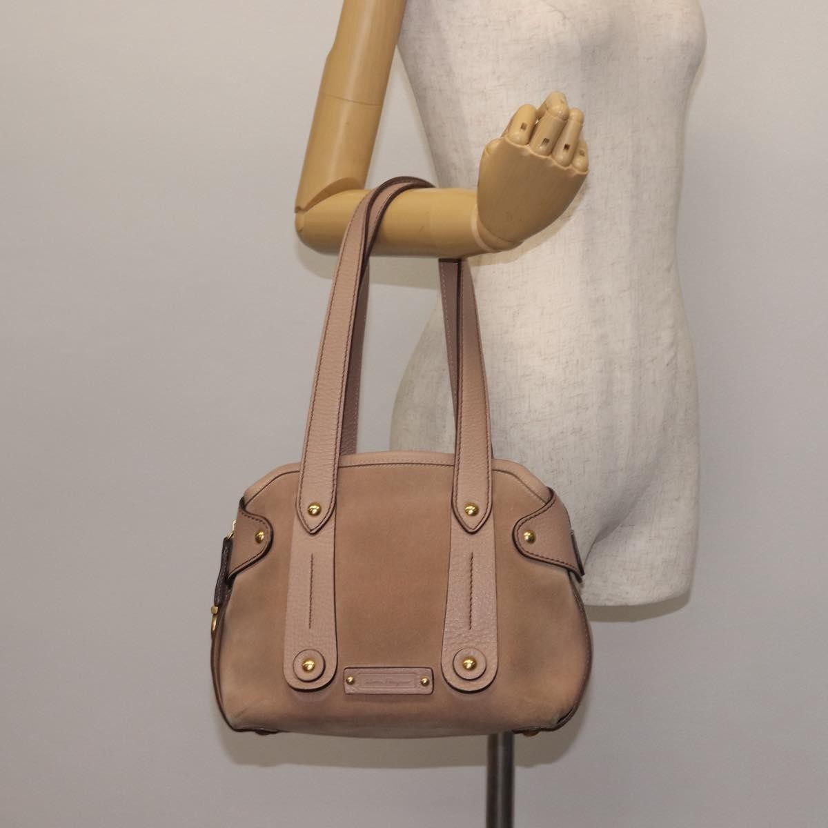 Salvatore Ferragamo Gancini Tote Leather, PINK, LEATHER, Tote bag