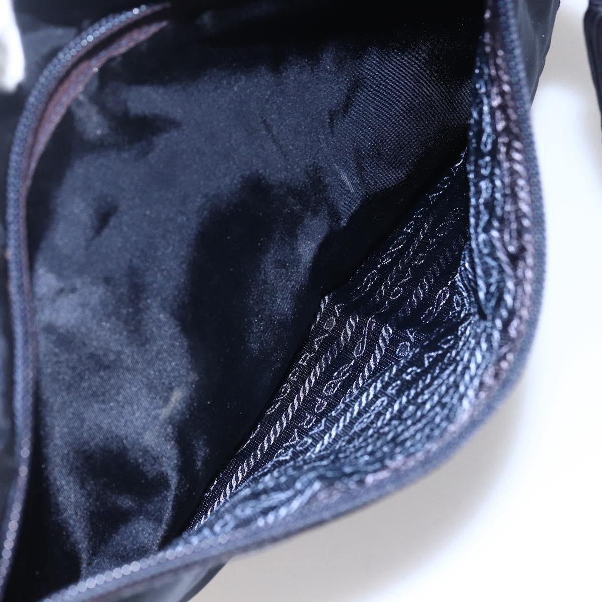 Prada Front Pocket Zip Tote Tessuto, BLACK, NYLON, Tote bag
