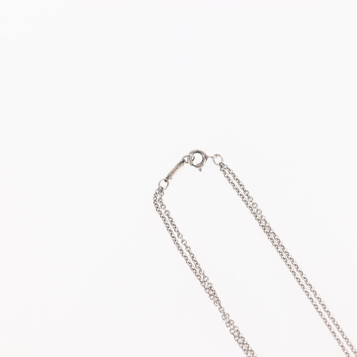 Tiffany & Co. Infinity Double Chain Pendant Necklace Silver, SILVER, SILVER, Necklace