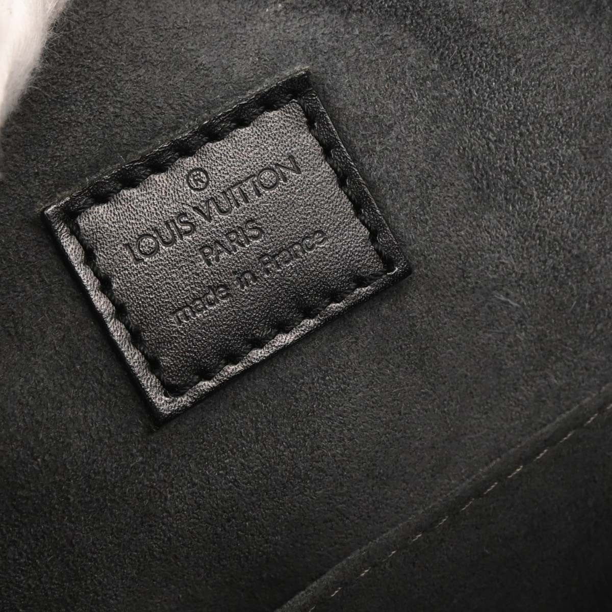 Louis Vuitton Sablons Handbag Epi Leather, BLACK, LEATHER, Handbag