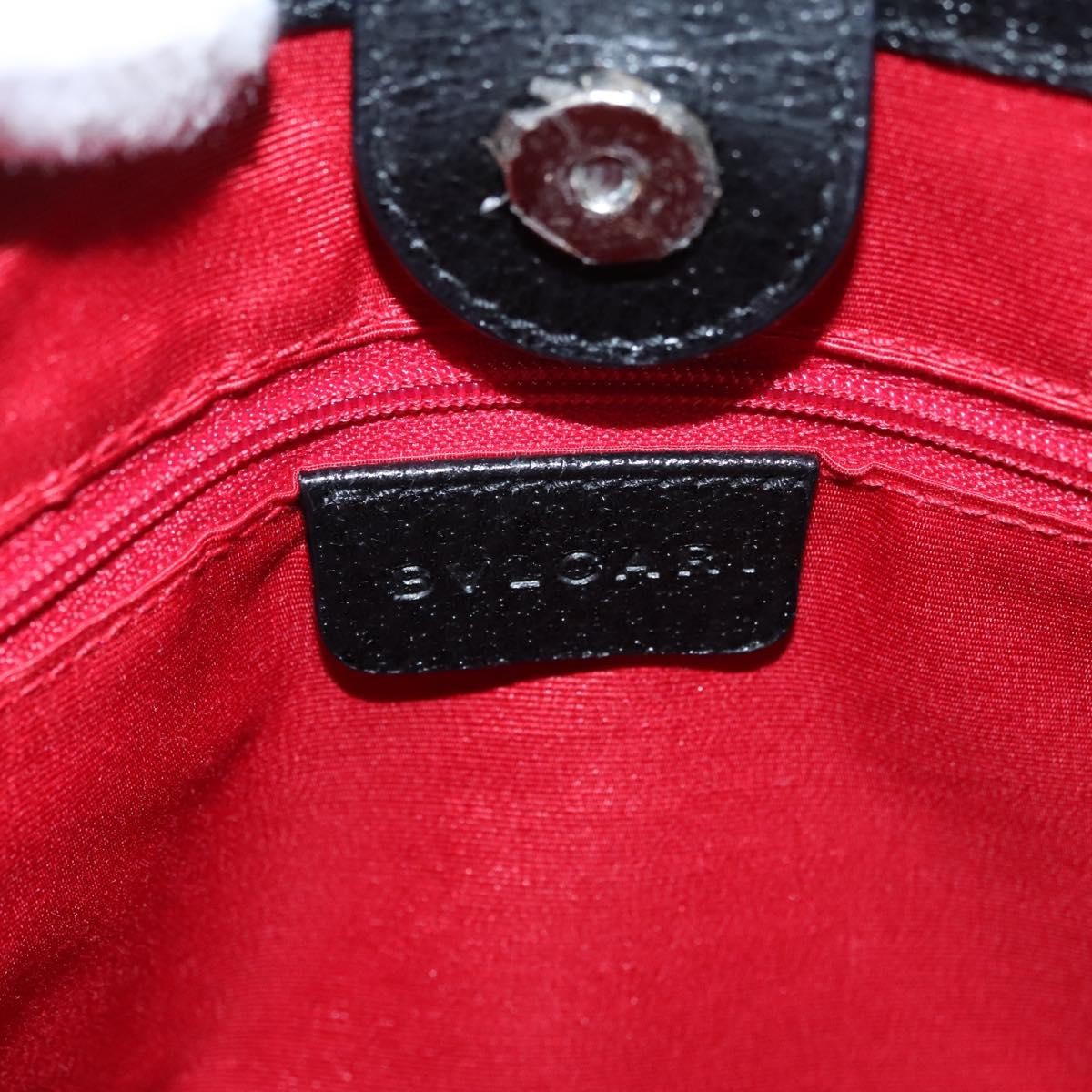 Bvlgari B.Zero1 Logomania Bag Canvas with Leather, BLACK, CANVAS, Handbag