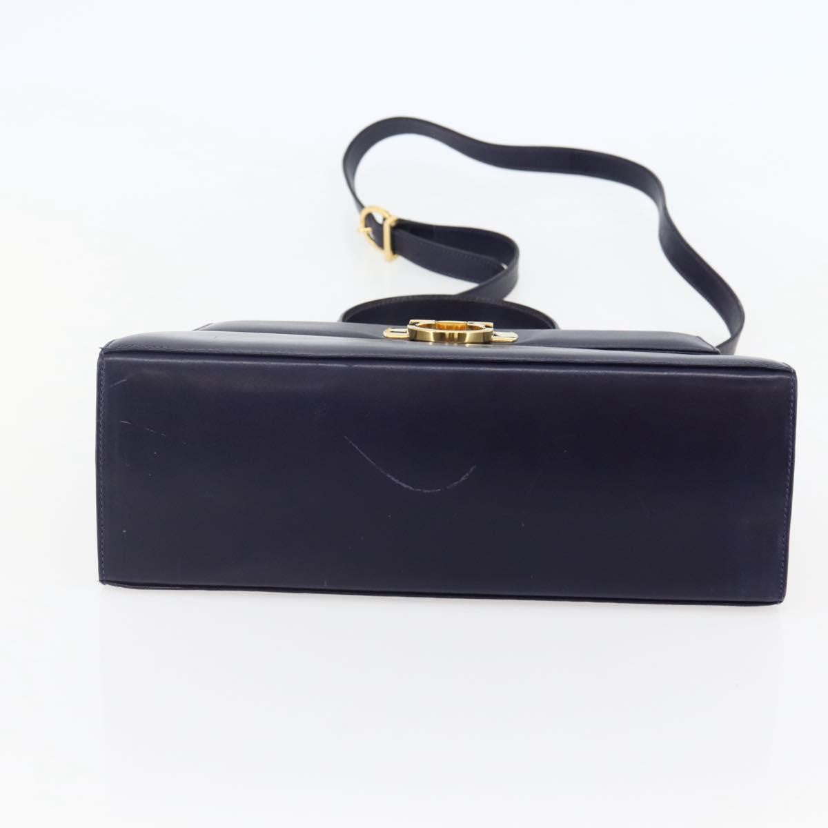 Salvatore Ferragamo Gancini Convertible Top Handle Bag Leather, PURPLE, LEATHER, Handbag