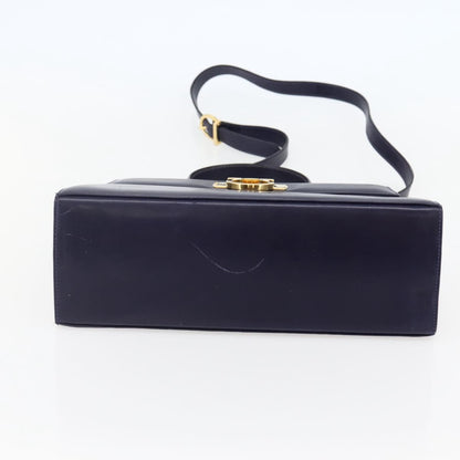 Salvatore Ferragamo Gancini Convertible Top Handle Bag Leather, PURPLE, LEATHER, Handbag