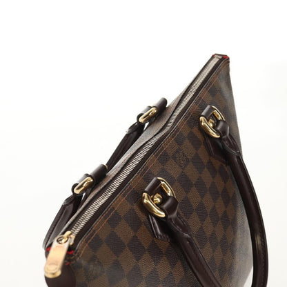 Louis Vuitton Saleya Handbag Damier, BROWN, CANVAS, Tote bag