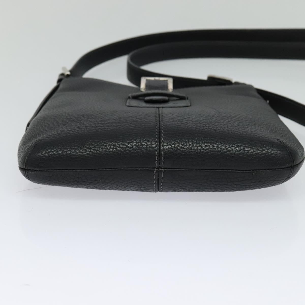 Loewe Vintage Shoulder Bag Leather, BLACK, LEATHER, Shoulder bag