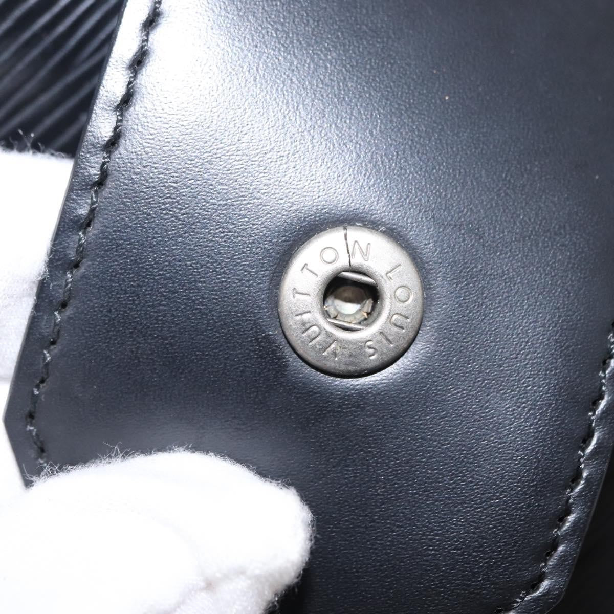 Louis Vuitton Vintage Sac d'Epaule Handbag Epi Leather, BLACK, LEATHER, Shoulder bag