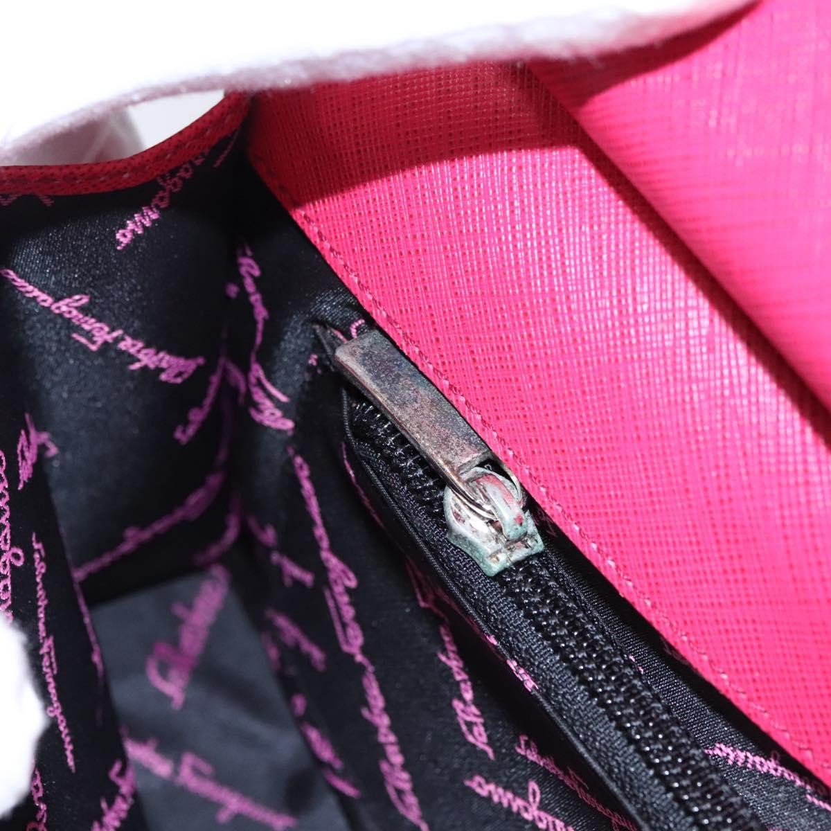 Salvatore Ferragamo Gancini Shoulder Bag Leather, PINK, LEATHER, Shoulder bag