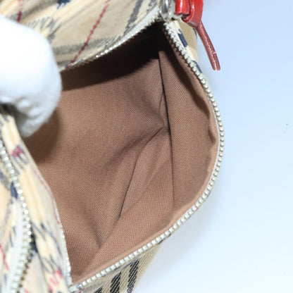 Burberry Shoulder Bag Nova Check Canvas, BEIGE, CANVAS, Shoulder bag