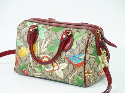 Gucci Convertible Boston Bag Tian Print GG Coated Canvas, MULTICOLOUR, CANVAS, Travel bag