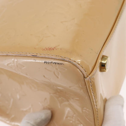 Louis Vuitton Brea Handbag Monogram Vernis, BEIGE, PATENT_LEATHER, Handbag