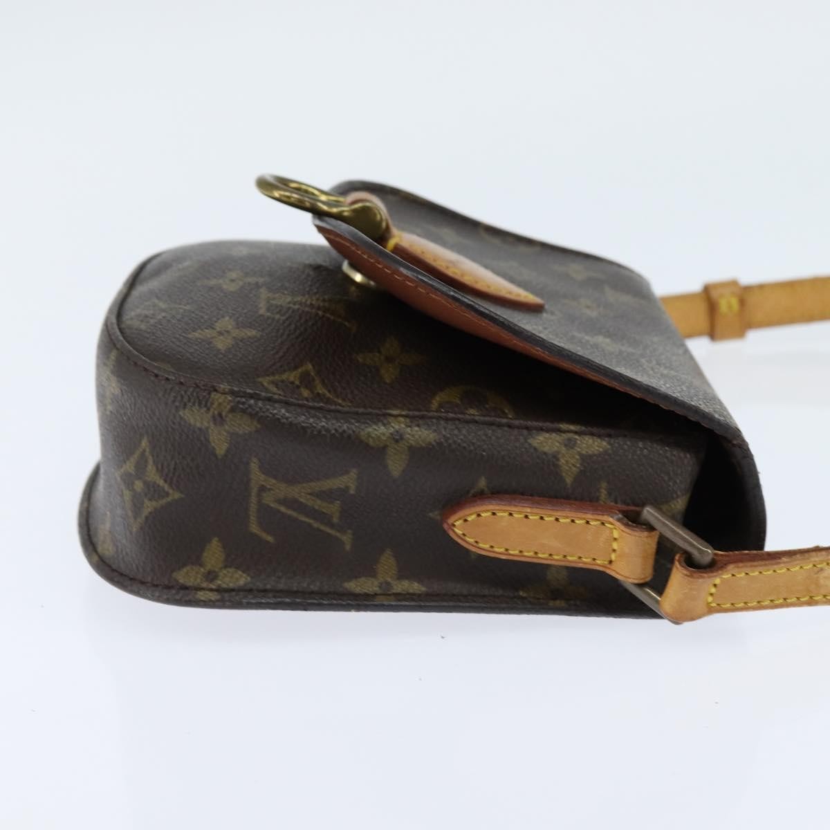 Louis Vuitton Saint Cloud Handbag Monogram Canvas, BROWN, CANVAS, Shoulder bag