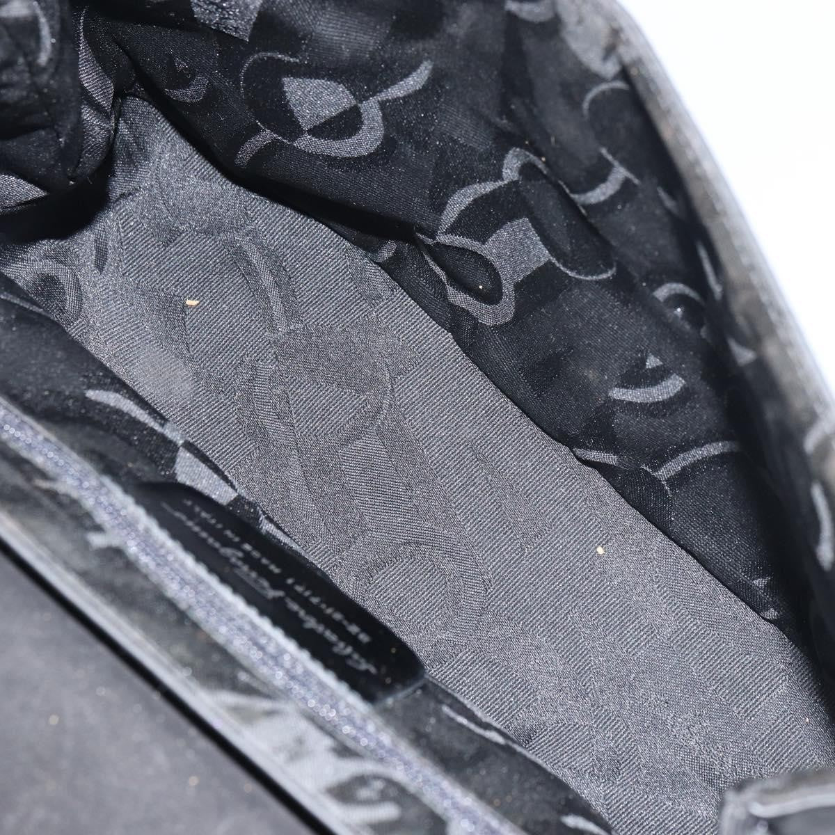 Salvatore Ferragamo Vala Shoulder Bag Patent Leather, BLACK, PATENT_LEATHER, Shoulder bag