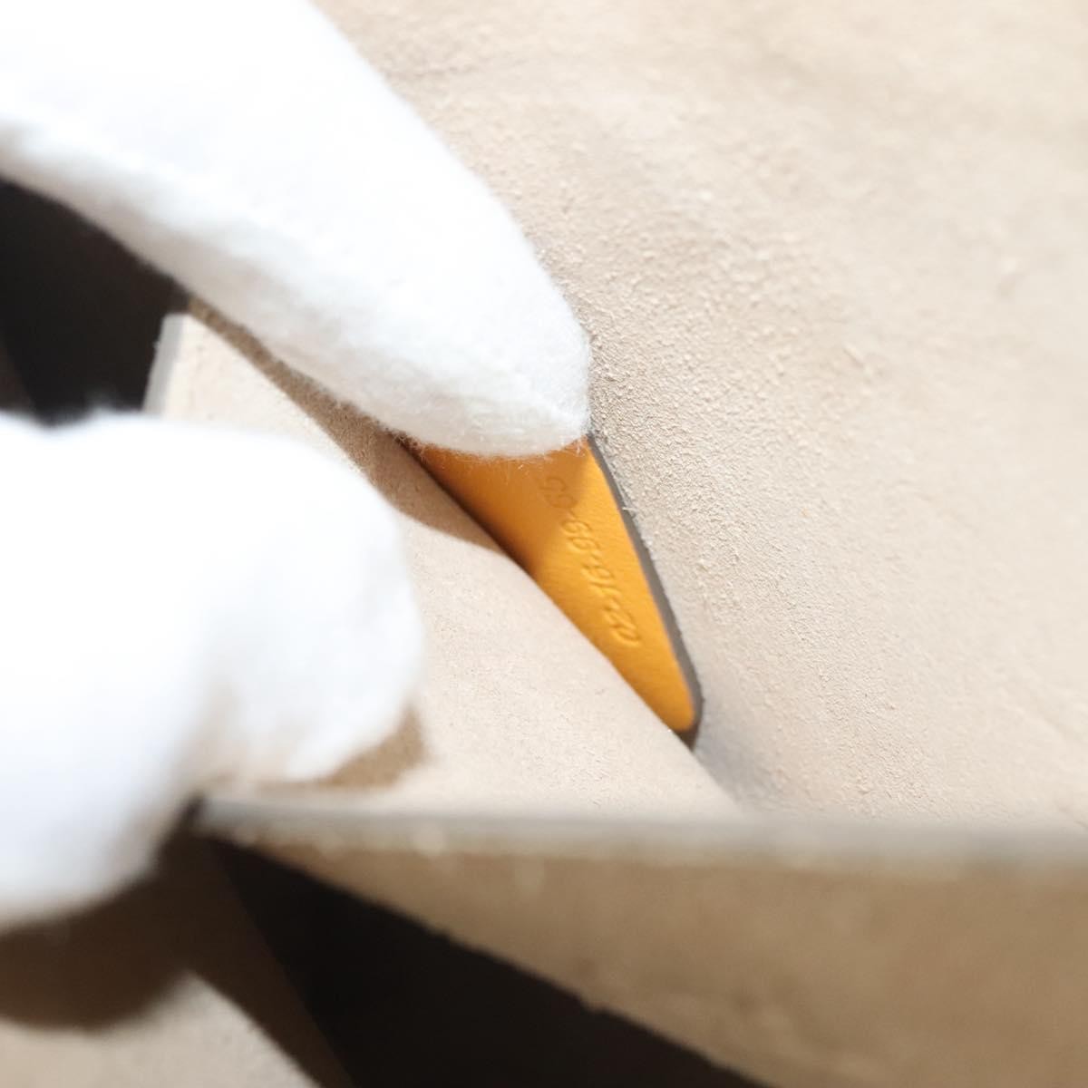 Chloe Faye Clutch Leather and Suede, YELLOW, LEATHER, Clutche & pouche