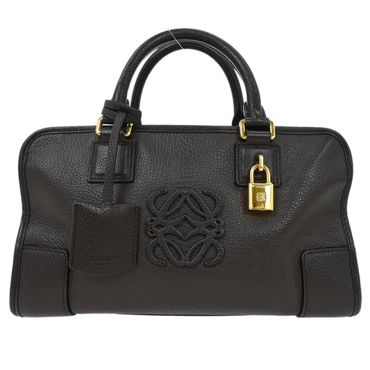Loewe Amazona Bag Leather, BROWN, LEATHER, Handbag