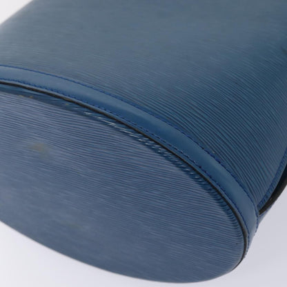 Louis Vuitton Cluny Shoulder Bag Epi Leather, BLUE, LEATHER, Shoulder bag