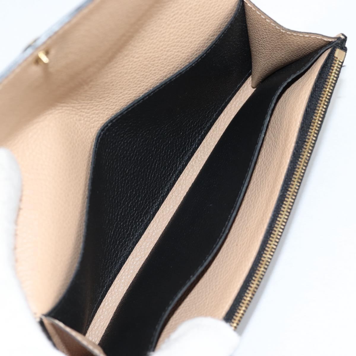 Louis Vuitton Portefeuille Sarah Wallet Monogram Empreinte, BLACK, LEATHER, Wallets