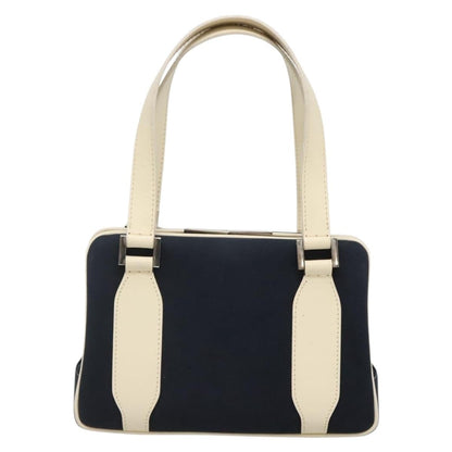 Fendi Vintage Top Handle Bag PVC, NAVY, CANVAS, Handbag