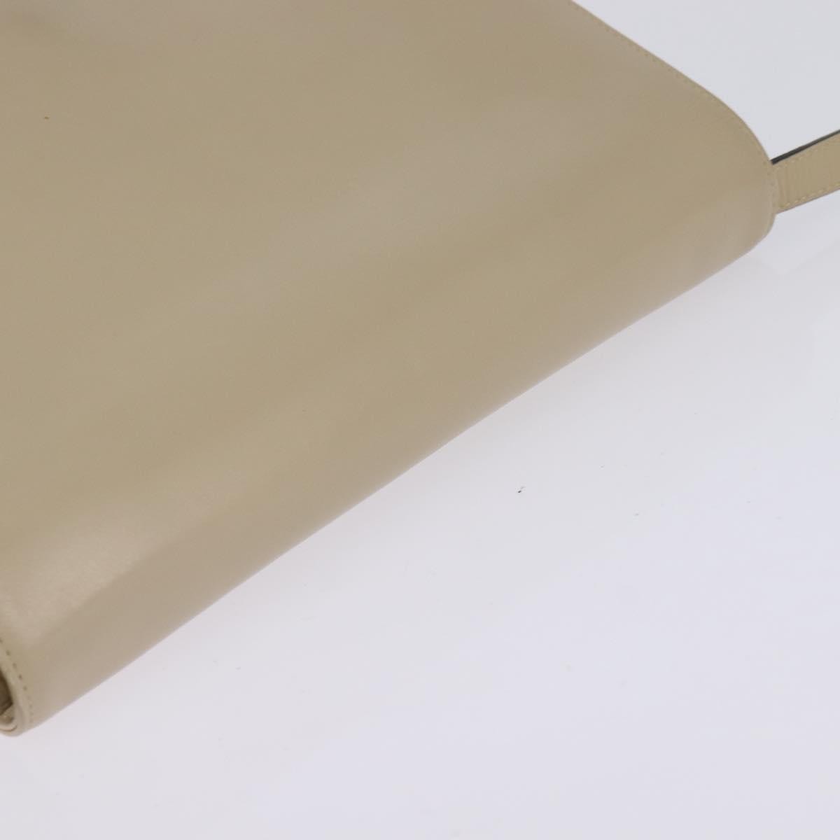 Salvatore Ferragamo Vintage Shoulder Bag Leather, BEIGE, LEATHER, Shoulder bag