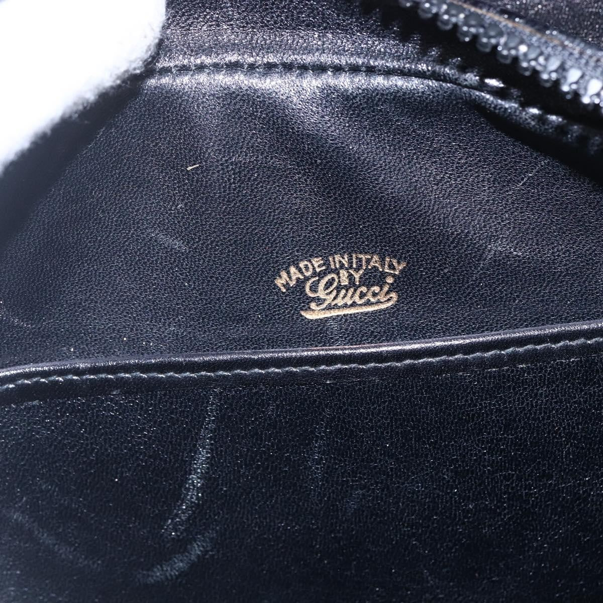 Gucci Vintage Shoulder Bag Leather, BLACK, LEATHER, Shoulder bag