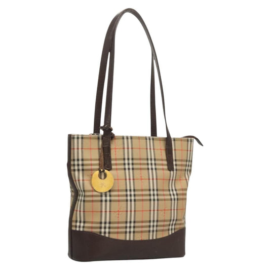 Burberry Nova Check Tote canvas check pattern, BEIGE, CANVAS, Tote bag