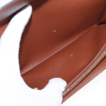 Louis Vuitton Vintage Sarah Wallet Monogram Canvas, ORANGE, CANVAS, Wallets