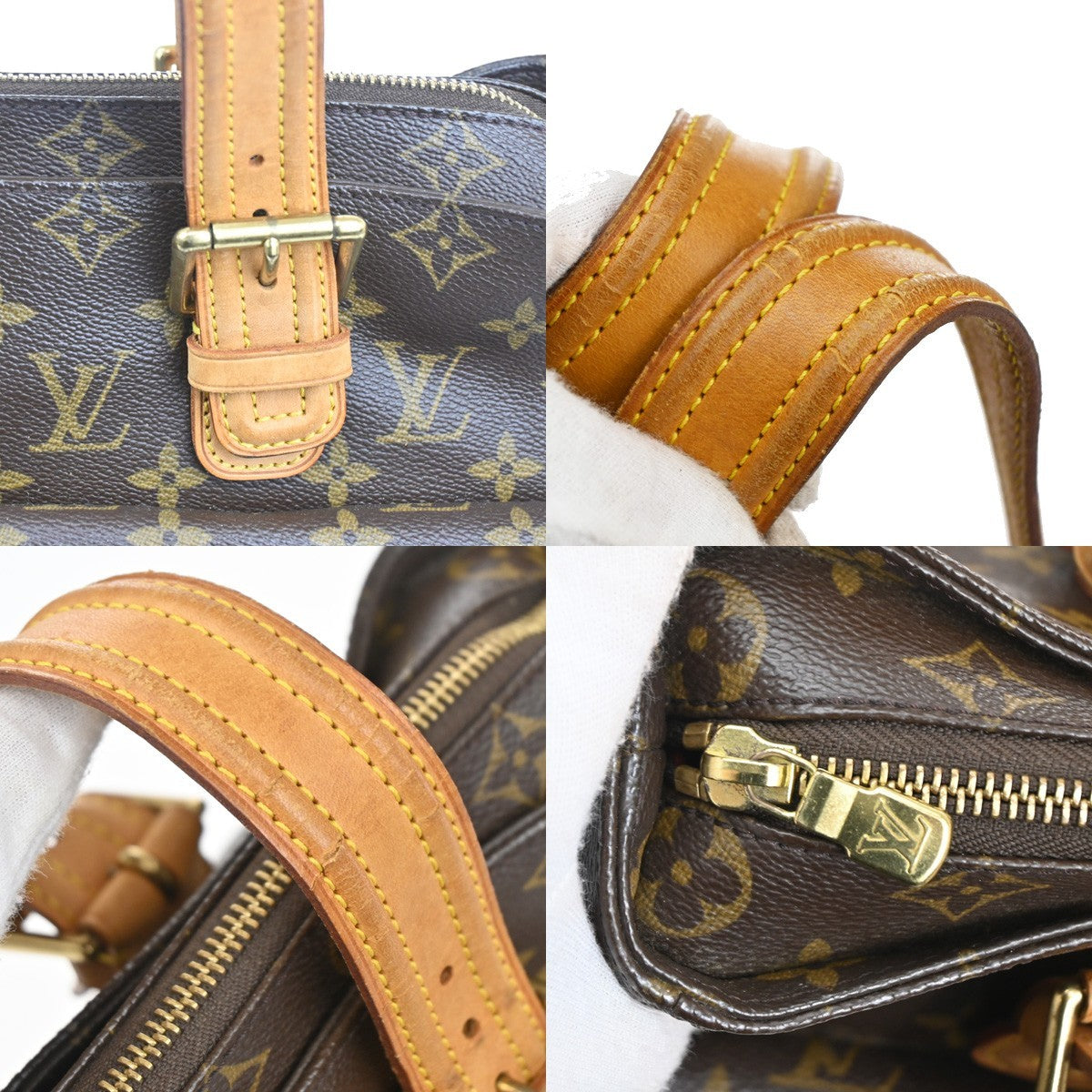 Louis Vuitton Multipli Cite Handbag Monogram Canvas, BROWN, CANVAS, Shoulder bag