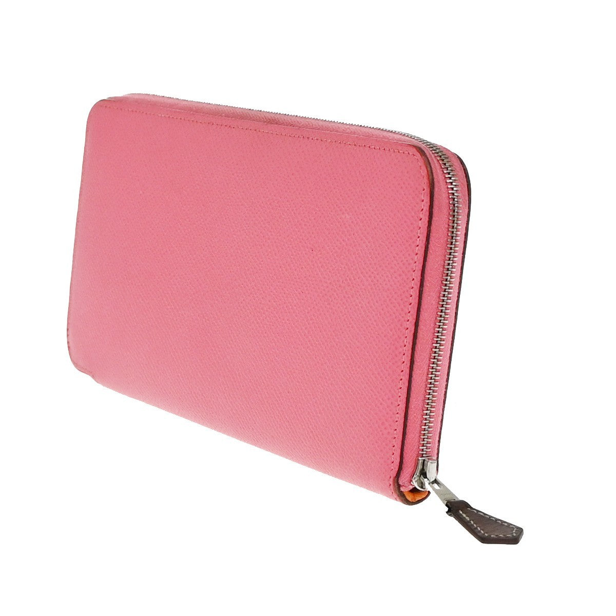 Hermes Azap Zip Around Wallet Silk'in Epsom, PINK, CALFSKIN, Wallets