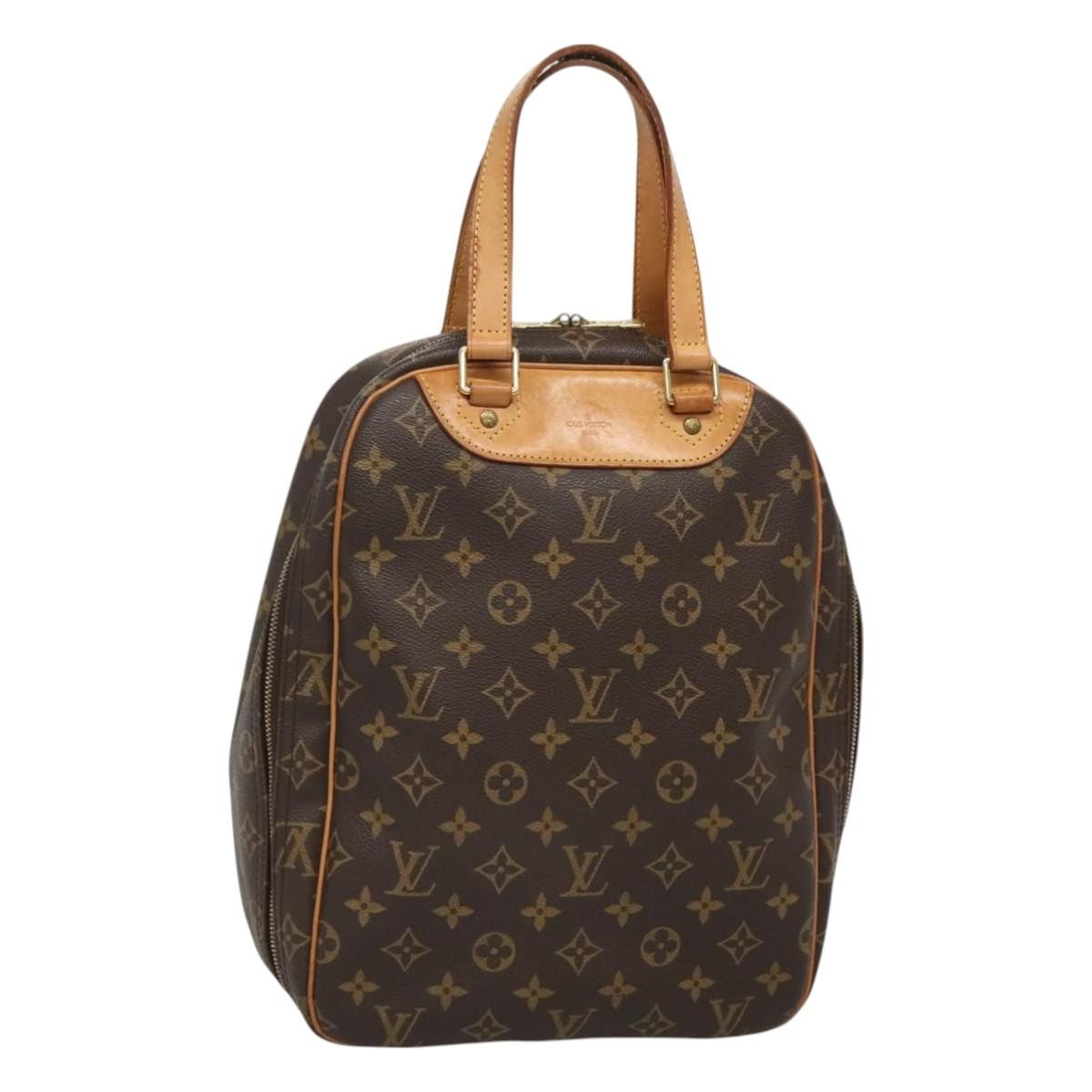 Louis Vuitton Excursion Handbag Monogram Canvas, BROWN, CANVAS, Handbag