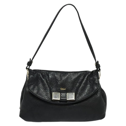 Chloe Lily Handbag Leather, BLACK, LEATHER, Handbag