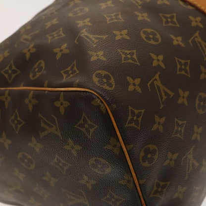 Louis Vuitton Keepall Bag Monogram Canvas, BROWN, CANVAS, Travel bag