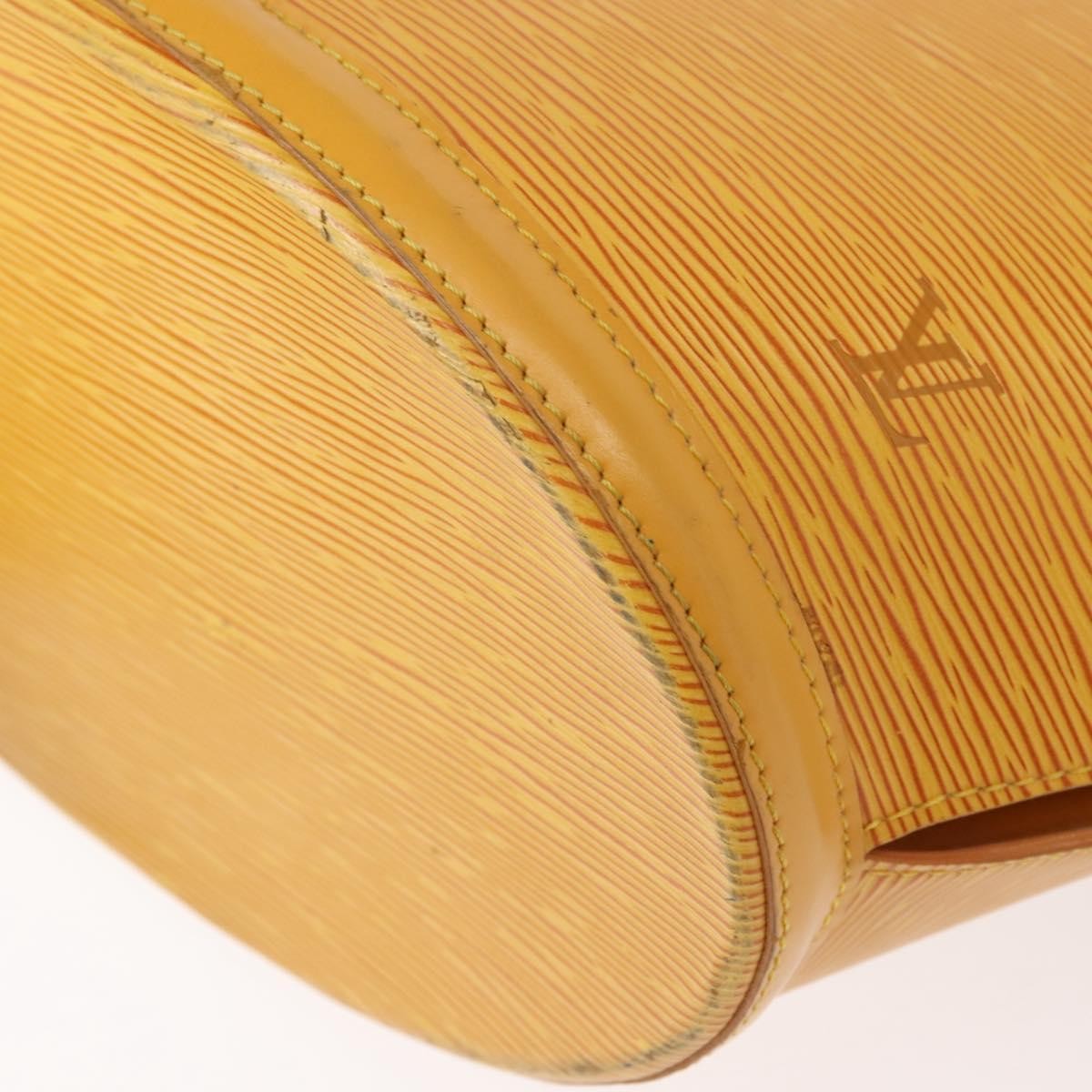 Louis Vuitton Saint Jacques Handbag Epi Leather, YELLOW, LEATHER, Shoulder bag