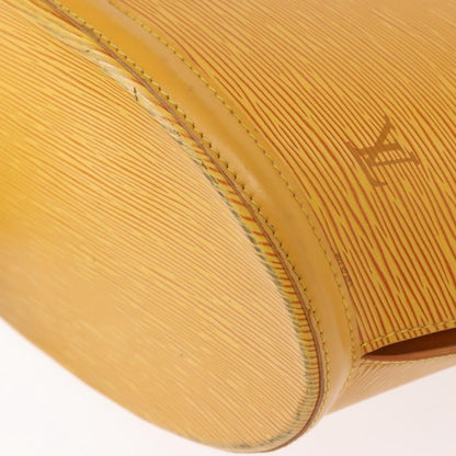 Louis Vuitton Saint Jacques Handbag Epi Leather, YELLOW, LEATHER, Shoulder bag