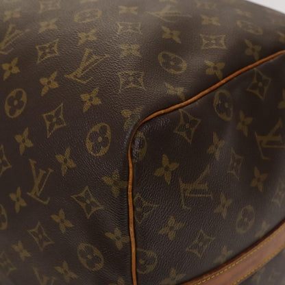 Louis Vuitton Keepall Bandouliere Bag Monogram Canvas, BROWN, CANVAS, Travel bag
