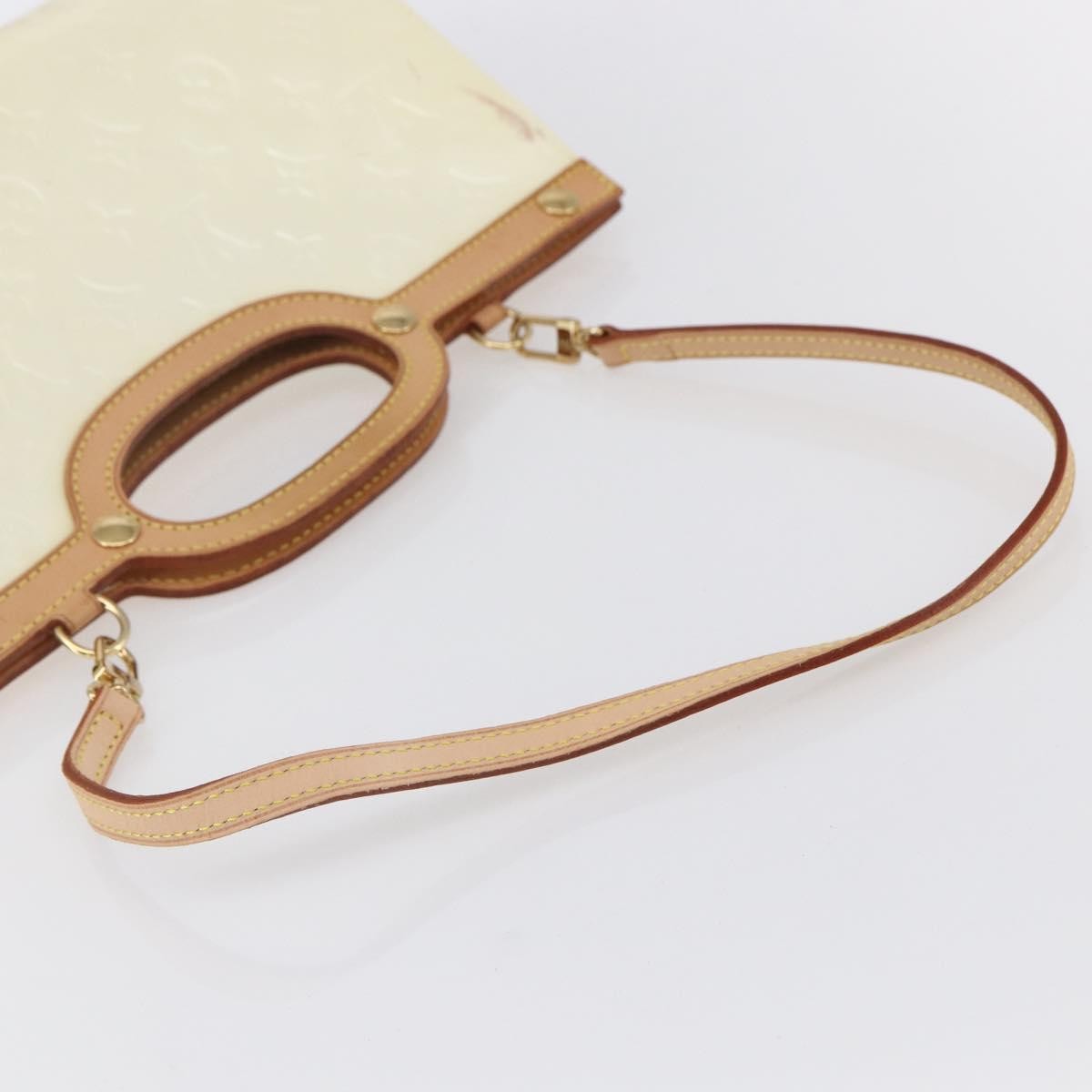 Louis Vuitton Roxbury Drive Handbag Monogram Vernis, BEIGE, PATENT_LEATHER, Handbag
