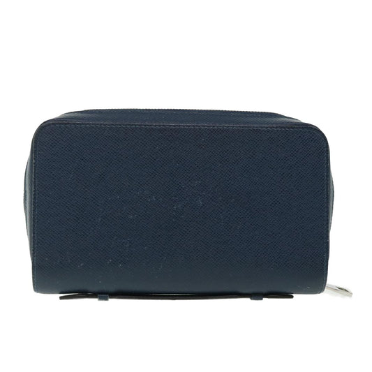 Louis Vuitton Zippy XL Taiga Leather, Navy, Leather, Wallet