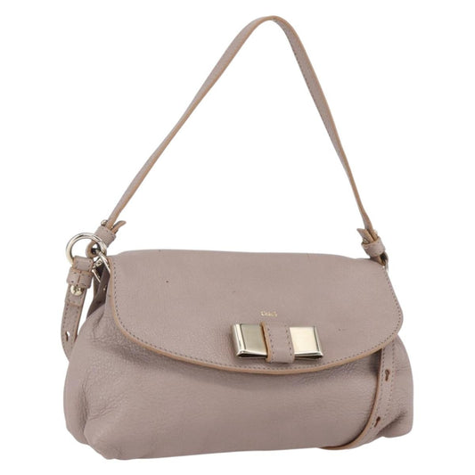 Chloe Lily Shoulder bag Leather, PINK, LEATHER, Shoulder bag
